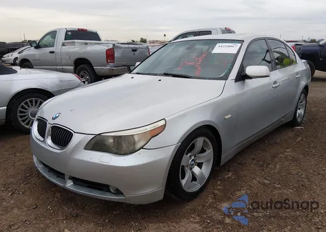 2007 BMW 525I from USA, damaged, VIN WBANE53577CW60263